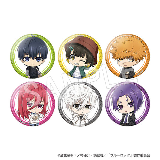 ブルーロック_トレーディング缶バッジ(ランダムホロ入り) 私服ミニキャラver.