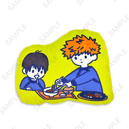 ブルーロック　ビィズニィズ　ダイカットクッション（潔と國神）