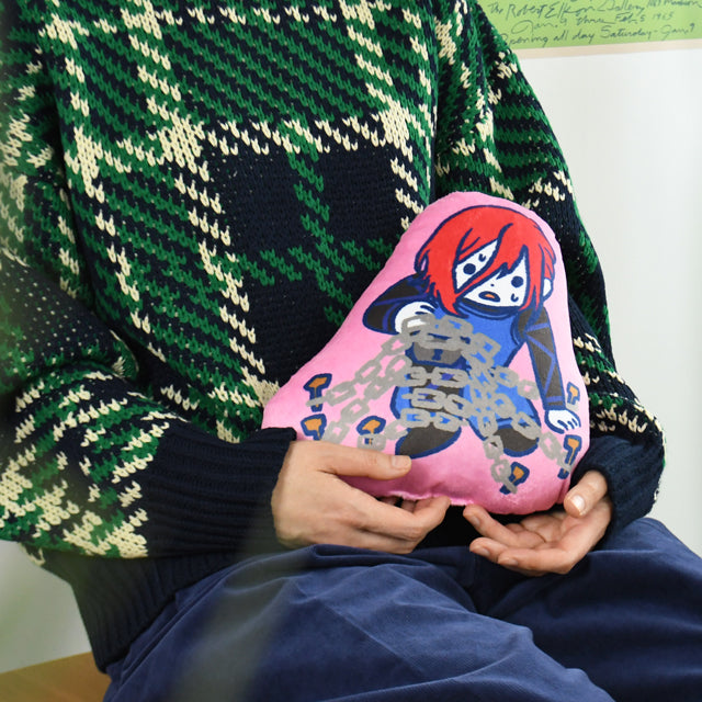 ブルーロック　ビィズニィズ　ダイカットクッション（千切 豹馬）