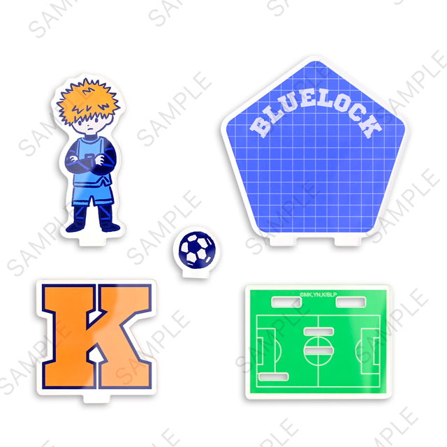 ブルーロック　ビィズニィズ　アクリルジオラマ（國神 錬介）