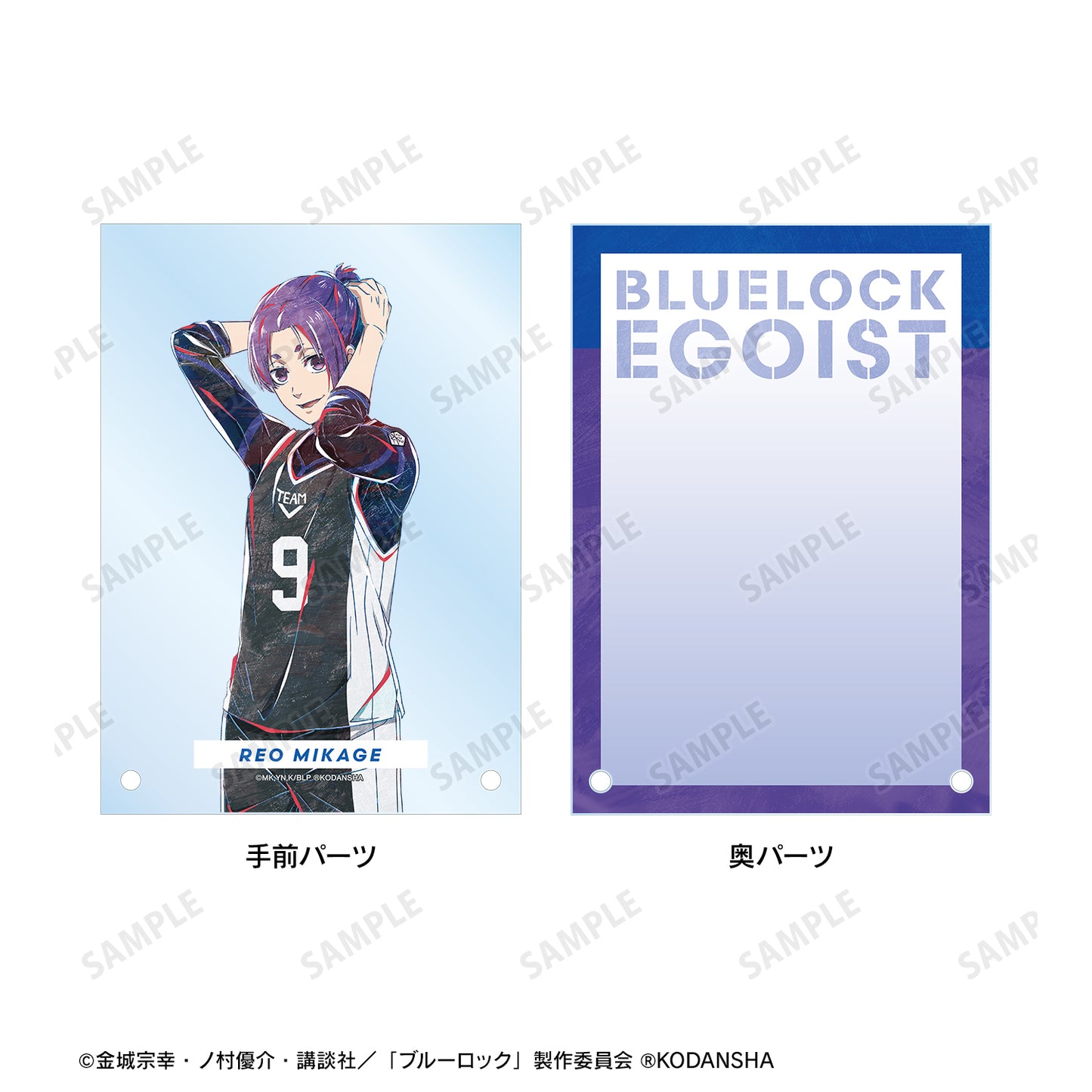 ブルーロック_御影 玲王 Ani-Art ダブルアクリルパネル