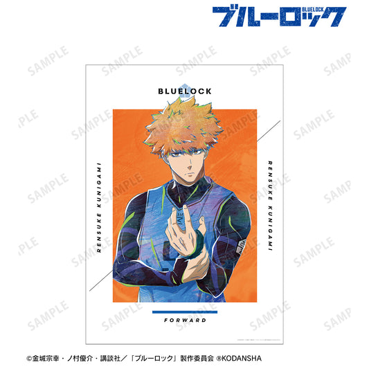 ブルーロック_國神 錬介 Ani-Art A3マット加工ポスター