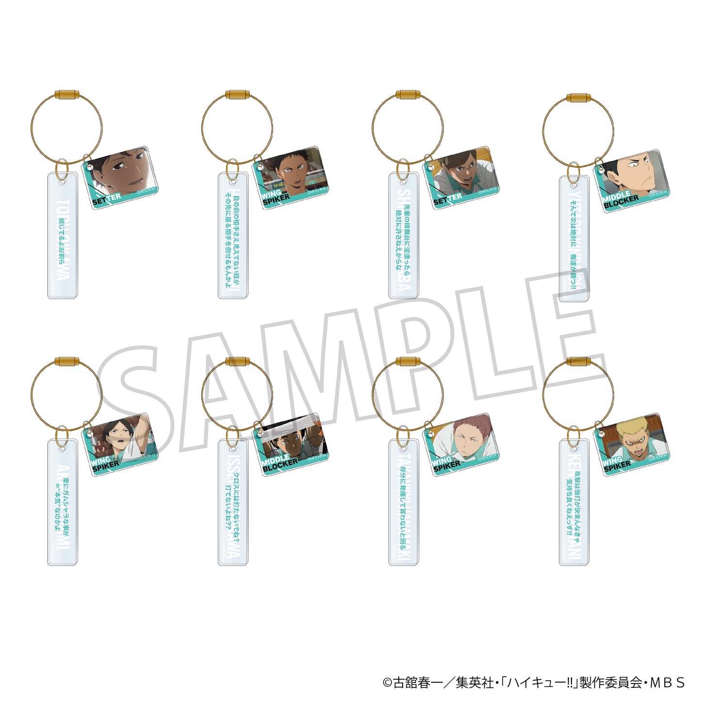 ハイキュー!! TO THE TOP_名言プレートコレクション／青葉城西高校【BOX】