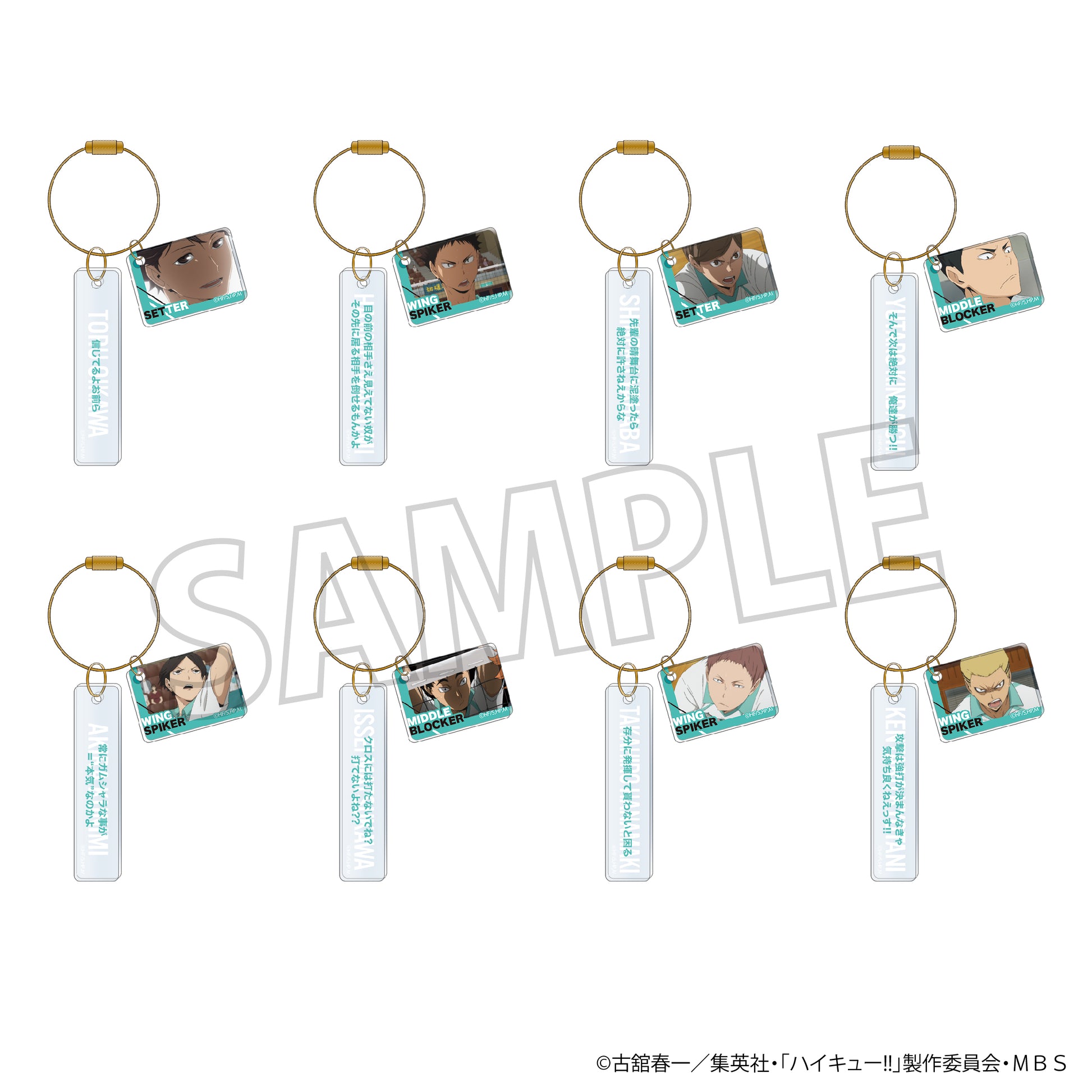 ハイキュー!! TO THE TOP_名言プレートコレクション／青葉城西高校【BOX】