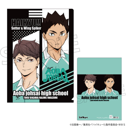 ハイキュー!! TO THE TOP_クリアファイル／セカンドユニフォーム及川＆岩泉