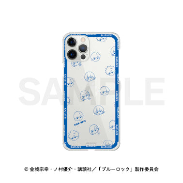 ブルーロック_ 全機種対応ハードスマホケース(iPhone11)08.総柄A