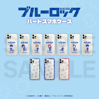 ブルーロック_ 全機種対応ハードスマホケース(iPhone11)08.総柄A