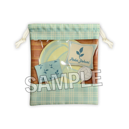 ハイキュー!!_指の上の窓付き巾着 お昼寝ver. 青葉城西高校