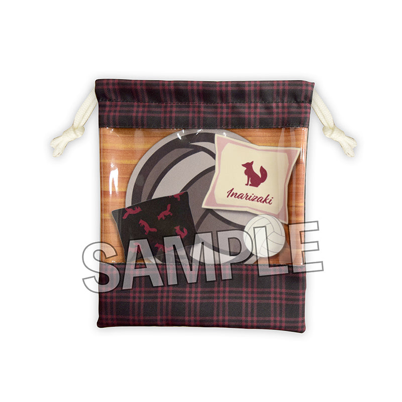 ハイキュー!!_指の上の窓付き巾着 お昼寝ver. 稲荷崎高校