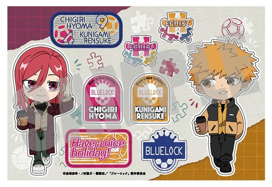 ブルーロック_ ステッカー 國神錬介&千切豹馬 HOLIDAY Ver.