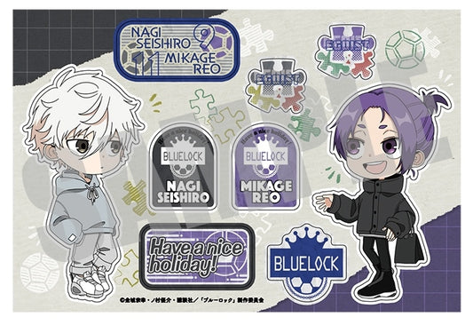 ブルーロック_ ステッカー 凪誠士郎&御影玲王 HOLIDAY Ver.