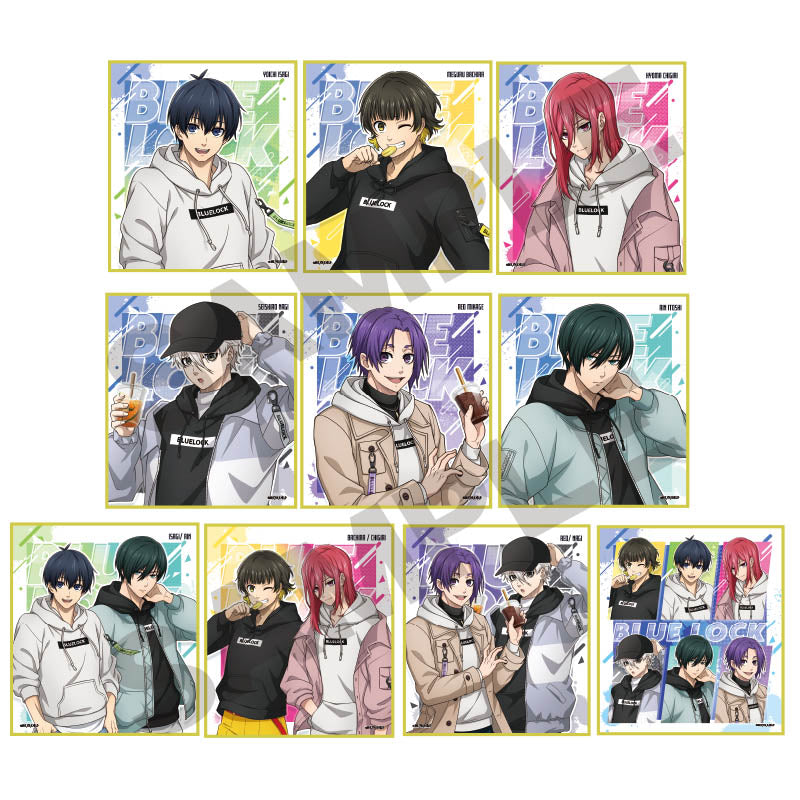 ブルーロック_トレーディングミニ色紙/パーカー【BOX】