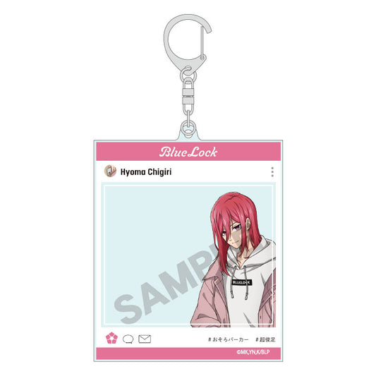 ブルーロック_SNS風アクリルキーホルダー/千切豹馬_パーカー