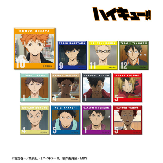 ハイキュー!!_トレーディング場面写スクエア缶バッジ(単位/BOX)