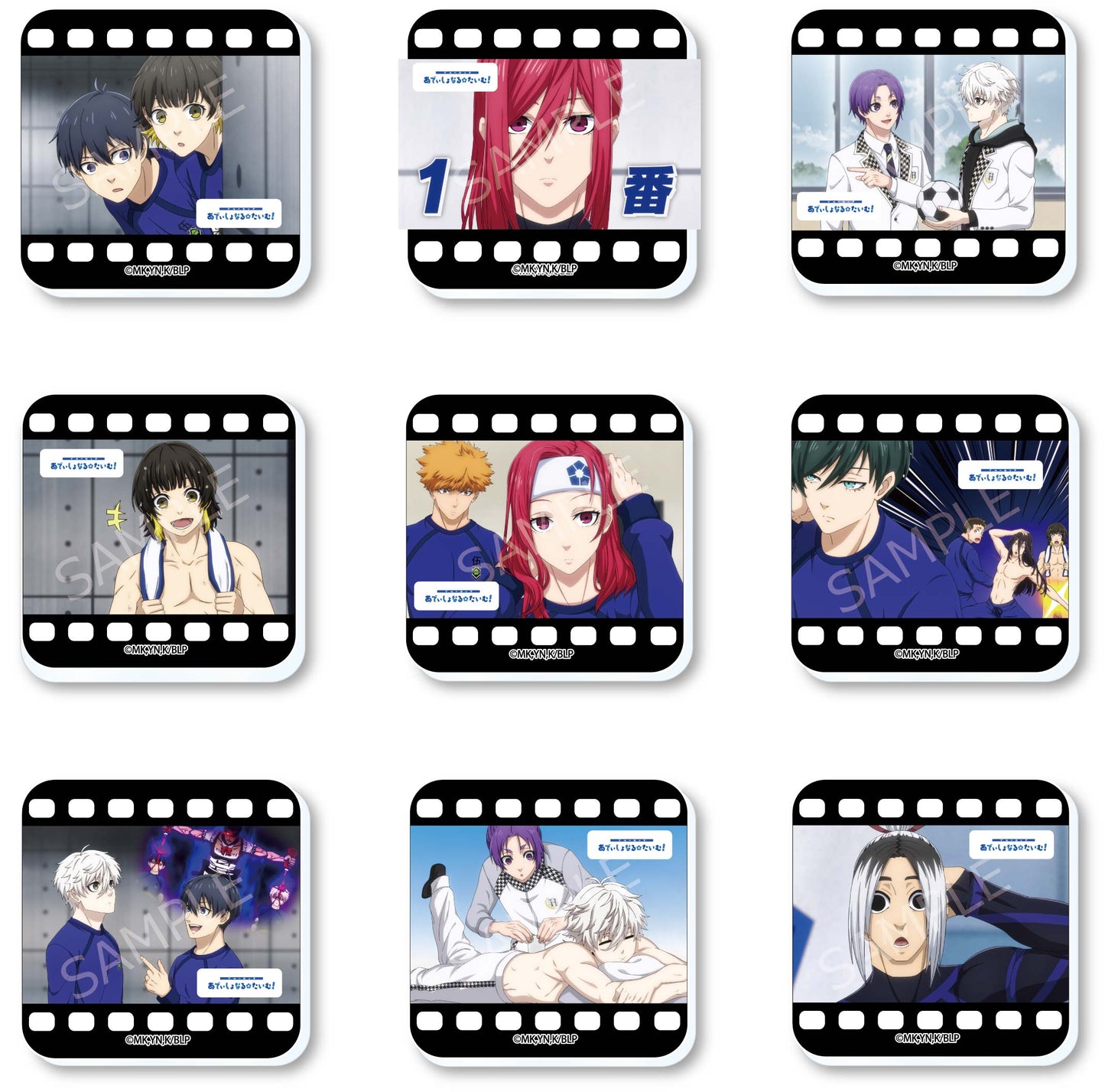 ブルーロック_場面写スタンプ風アクリルマグネット【BOX】