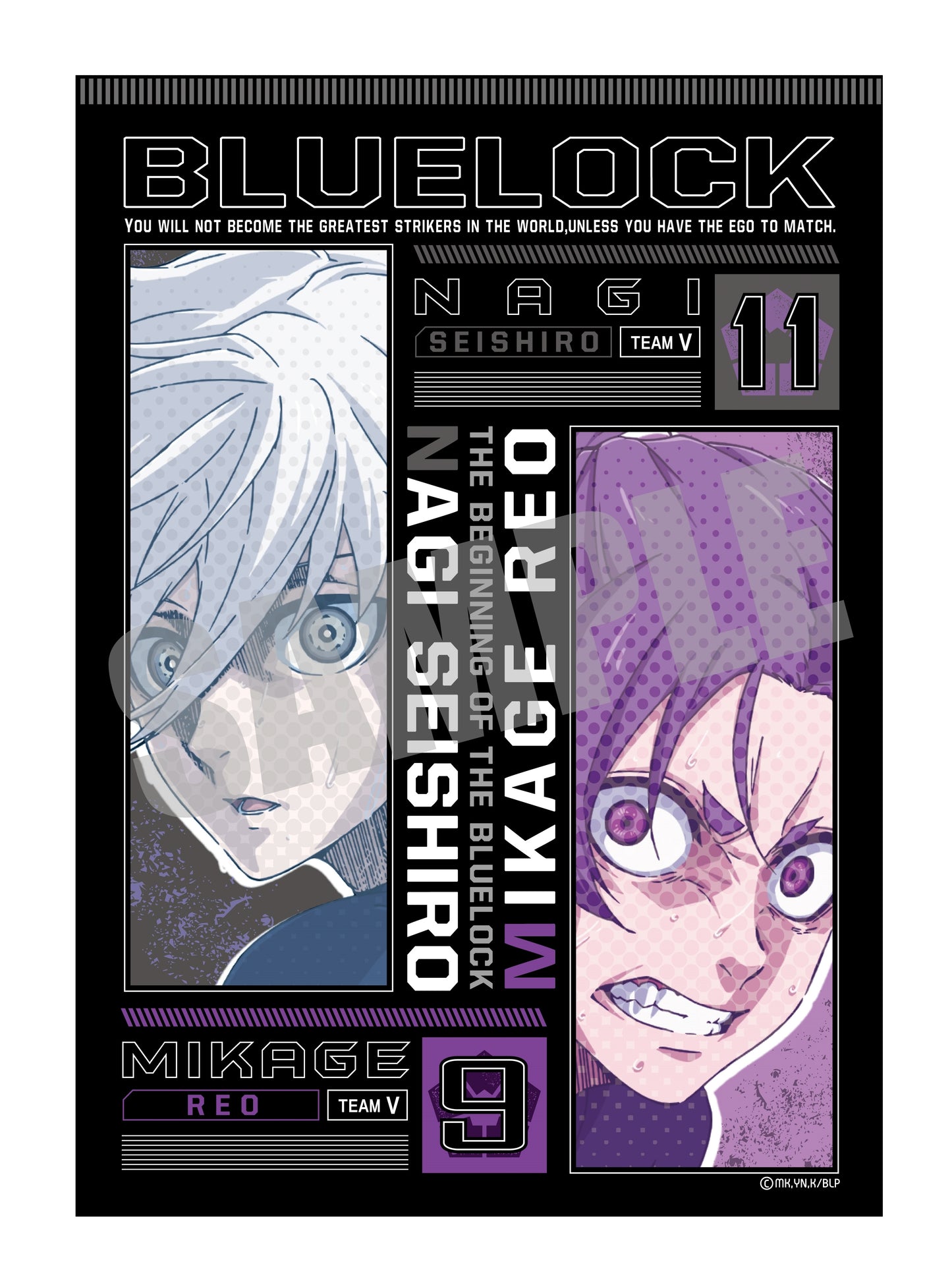 ブルーロック_クリーナークロス 第二弾 凪 誠士郎&御影 玲王