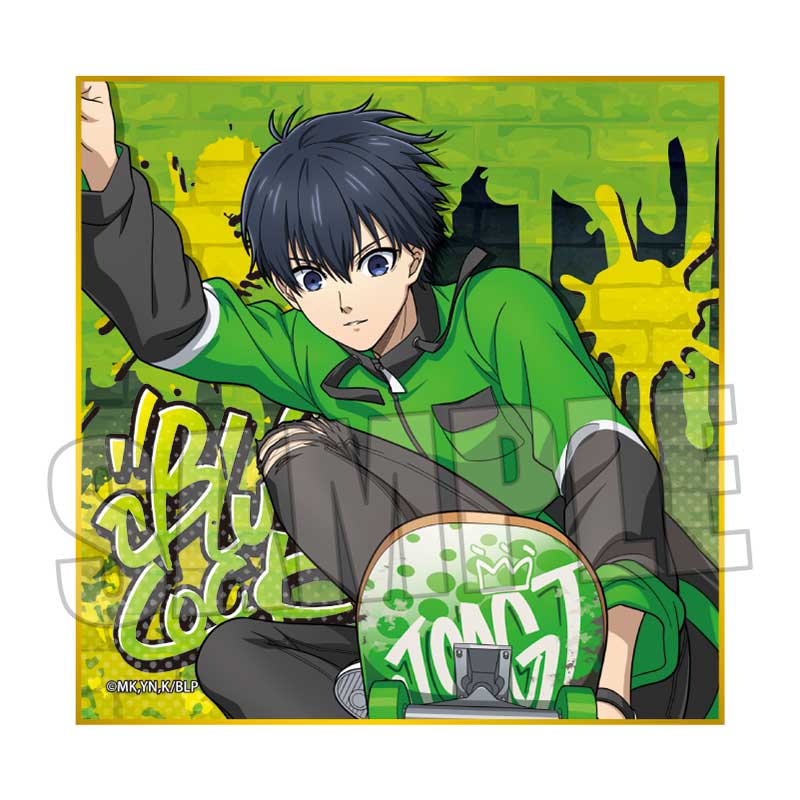 ブルーロック_ミニ色紙/潔 世一 スケーターver.