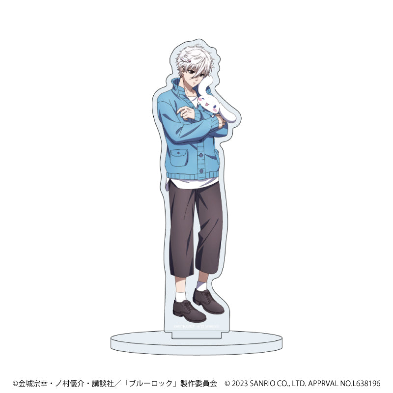 ブルーロック×サンリオキャラクターズ_キャラアクリルフィギュア06/凪誠士郎×シナモロール(描き下ろしイラスト)