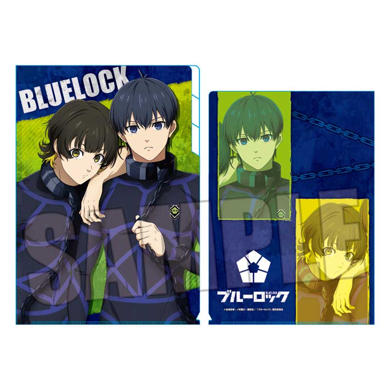 ブルーロック_クリアファイル3ポケット/潔 世一&蜂楽 廻