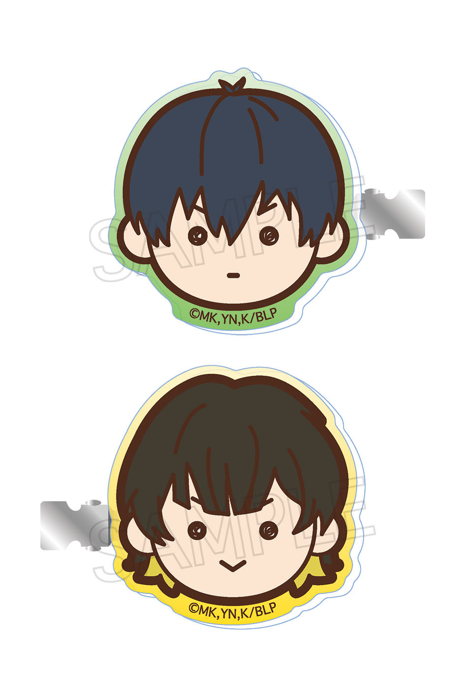 ブルーロック_前髪クリップ 潔 世一&蜂楽 廻