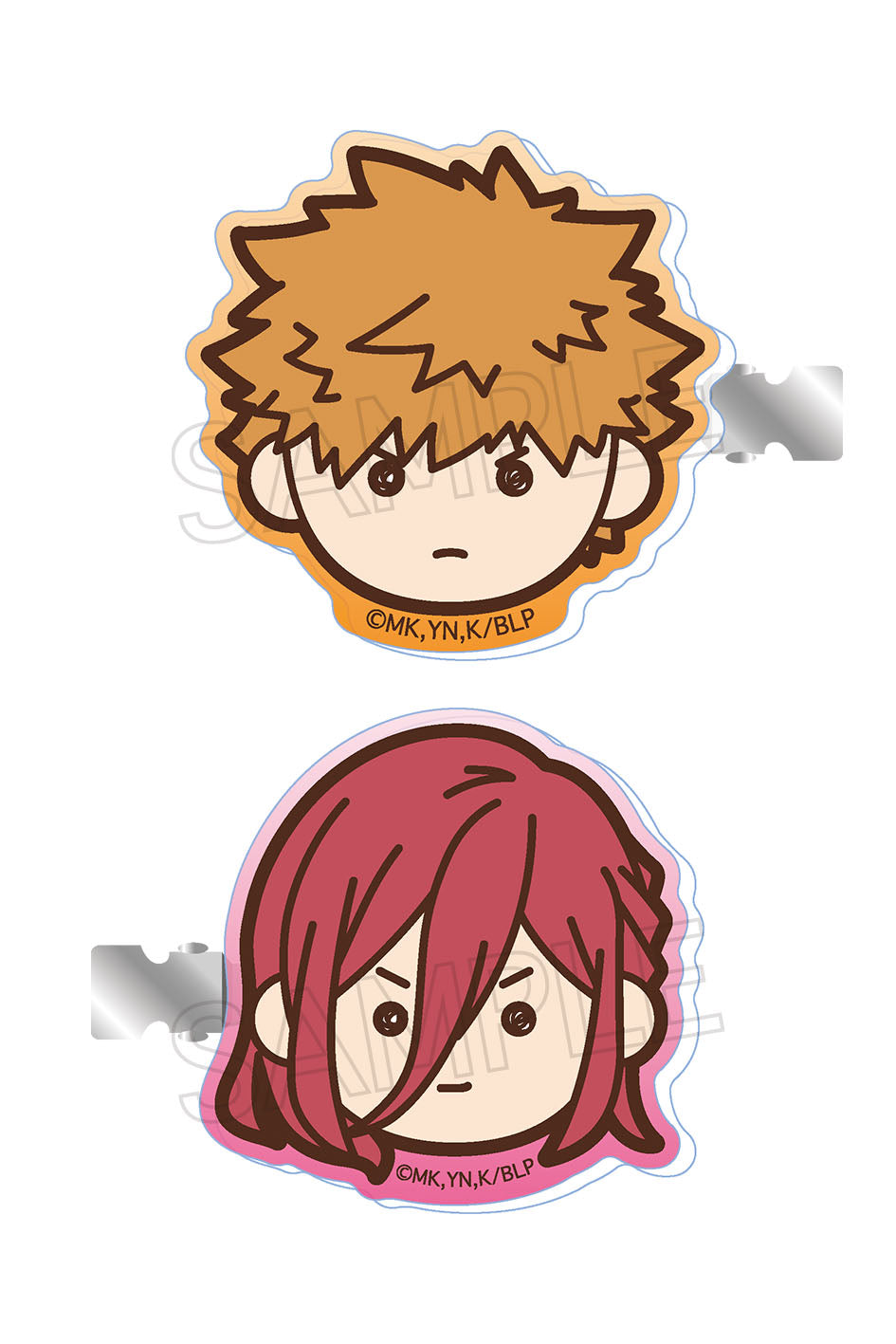 ブルーロック_前髪クリップ 國神 錬介&千切 豹馬