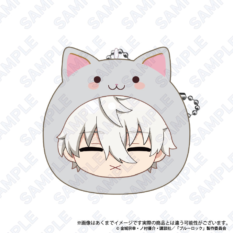 ブルーロック_もちふわクッションキーホルダー(まるめいつ絵柄) 凪誠士郎