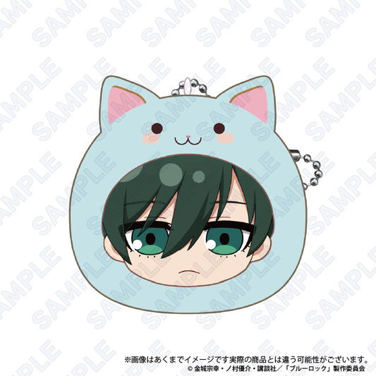 ブルーロック_もちふわクッションキーホルダー(まるめいつ絵柄) 糸師凛