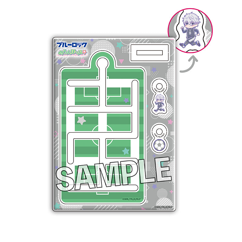 ブルーロック_駆け回れ！フィールドアクリルキーホルダー めろんぽっぷ☆ 凪誠士郎
