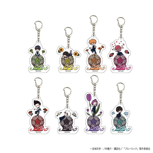 ブルーロック_アクリルキーホルダー06/花ver. ボックス(全8種)(グラフアートイラスト)