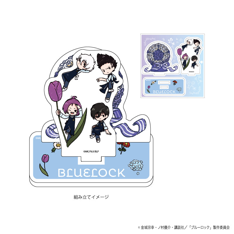 ブルーロック_アクリルフィギュアプレート02/花ver. デザインB(グラフアートイラスト)