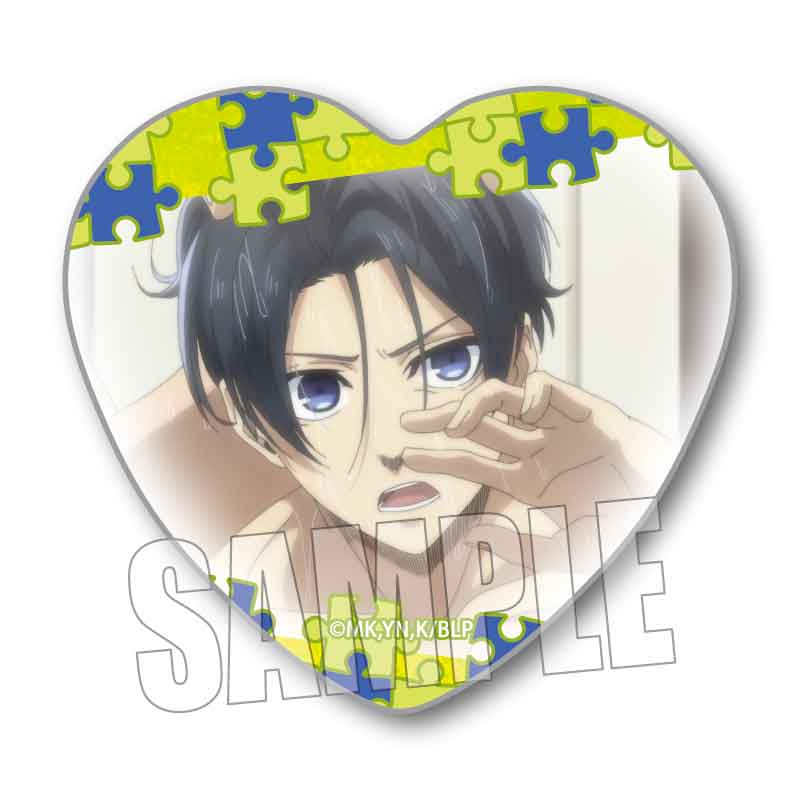 ブルーロック_メモリーズハート缶バッジ Part2/潔 世一(お風呂)