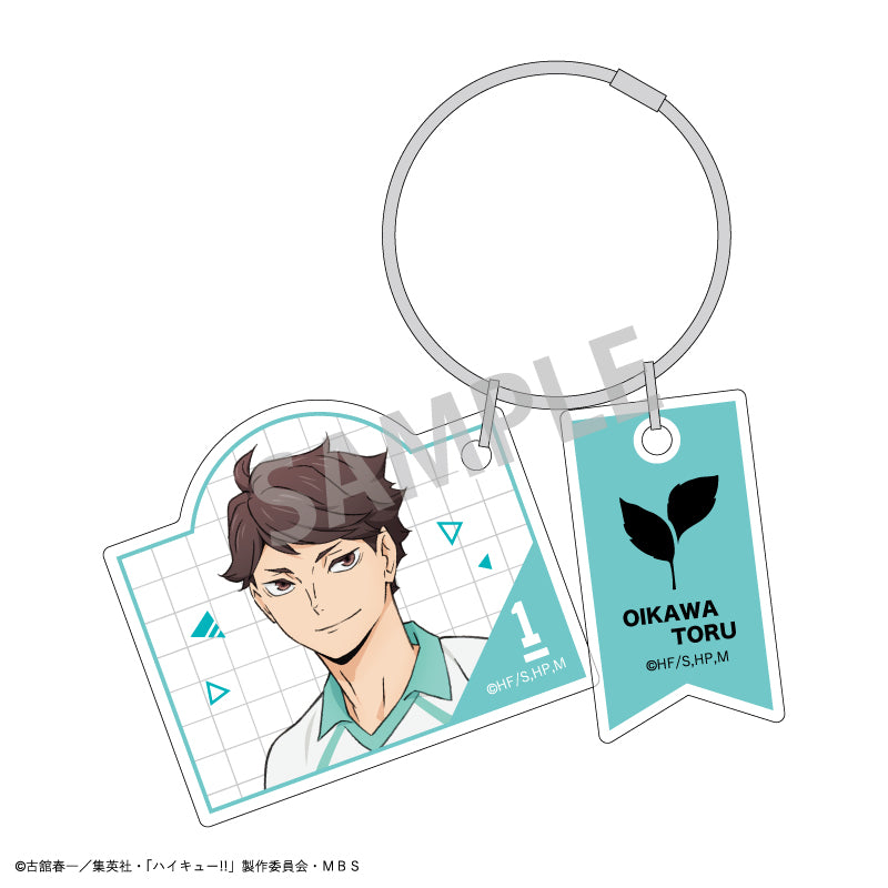 ハイキュー‼_ワイヤー２パーツアクリルキーホルダー_及川 徹
