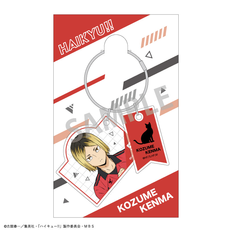 ハイキュー‼_ワイヤー２パーツアクリルキーホルダー_孤爪 研磨