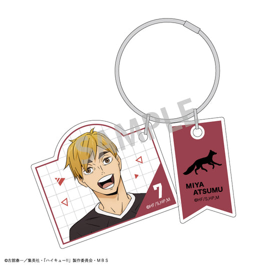 ハイキュー‼_ワイヤー２パーツアクリルキーホルダー_宮 侑
