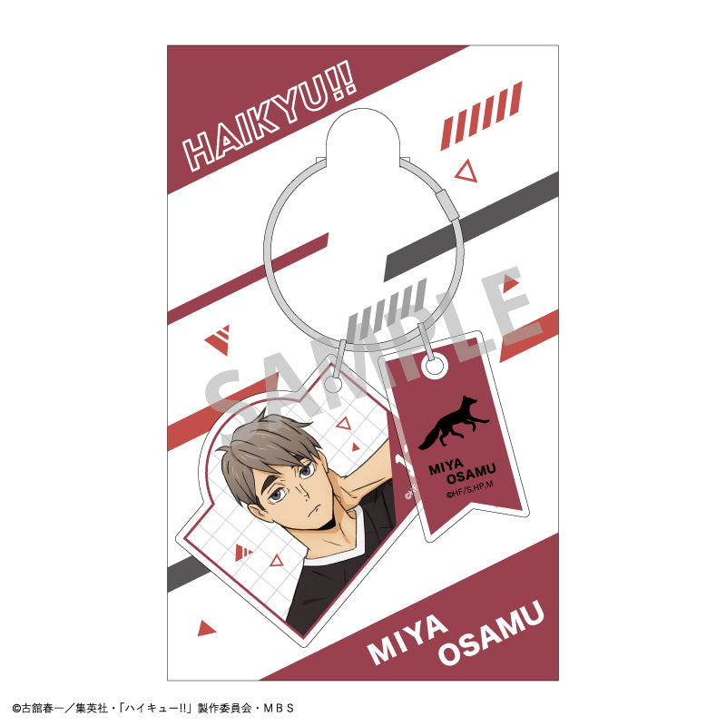 ハイキュー‼_ワイヤー２パーツアクリルキーホルダー_宮 治