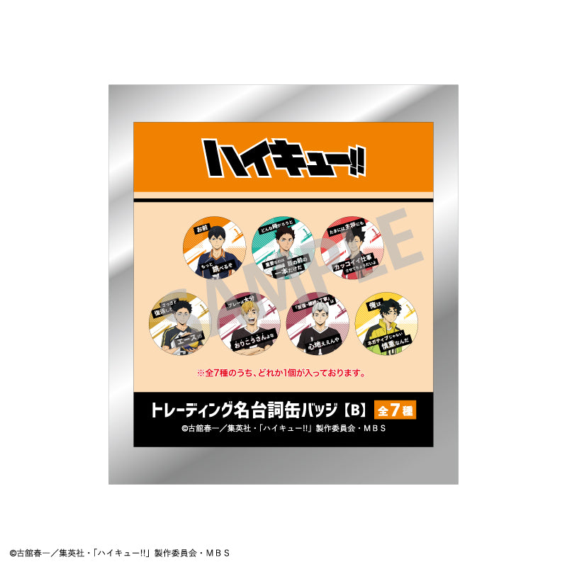 ハイキュー‼_トレーディング名台詞缶バッジ_B【BOX】