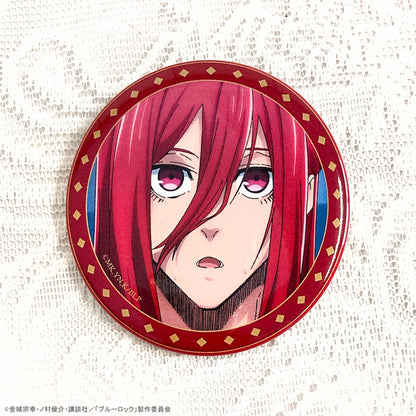 ブルーロック_猫耳付きロゼット&缶バッジセット 千切豹馬