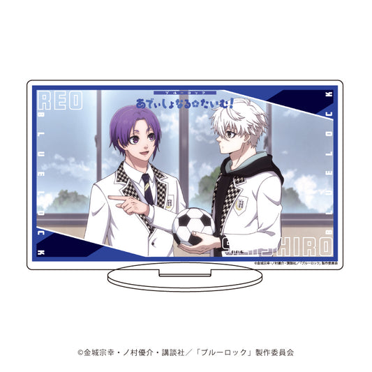 ブルーロック_キャラアクリルフィギュア22/凪 誠士郎&御影 玲王(場面写イラスト)