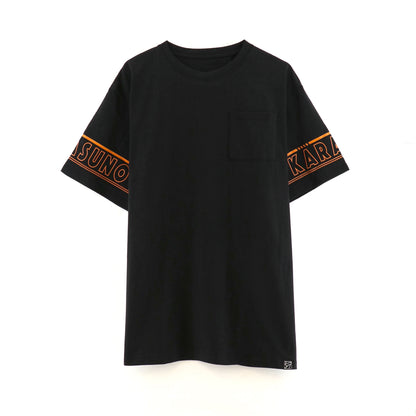 ハイキュー!! TO THE TOP_袖プリントTシャツ（烏野高校）