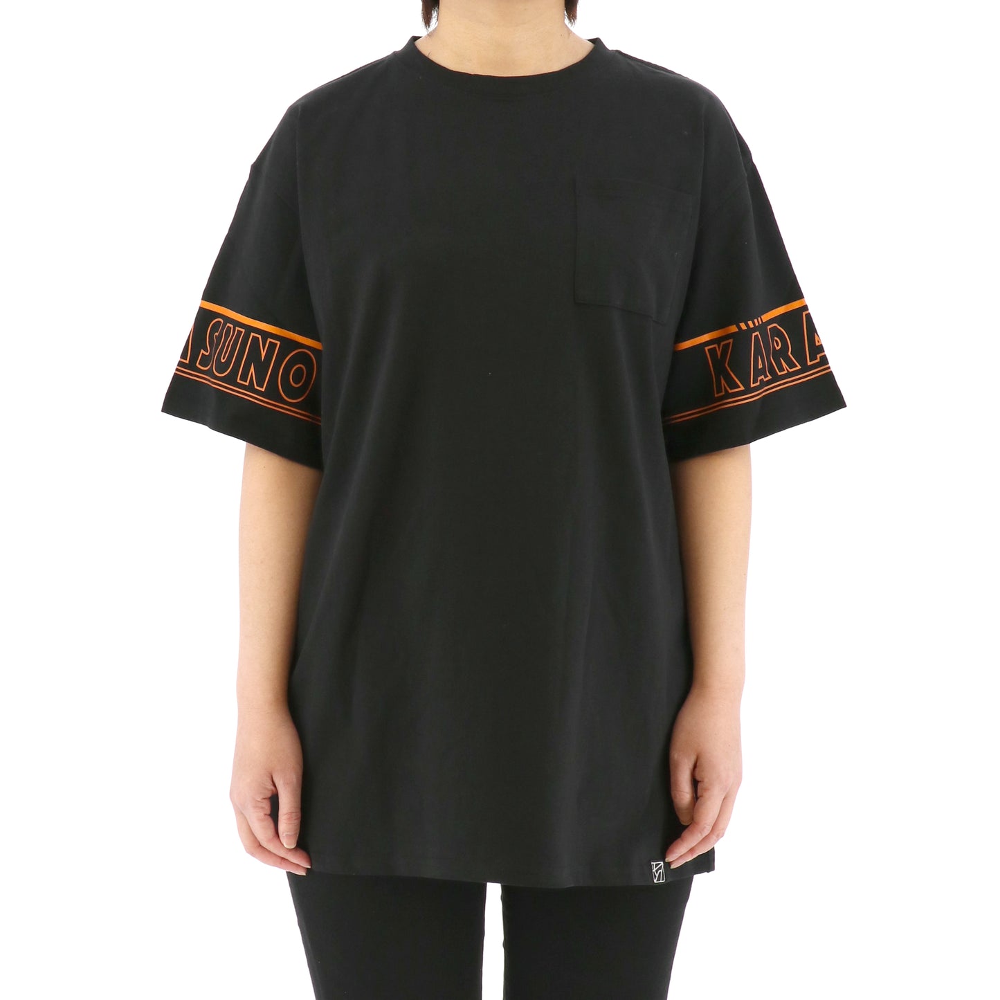 ハイキュー!! TO THE TOP_袖プリントTシャツ（烏野高校）