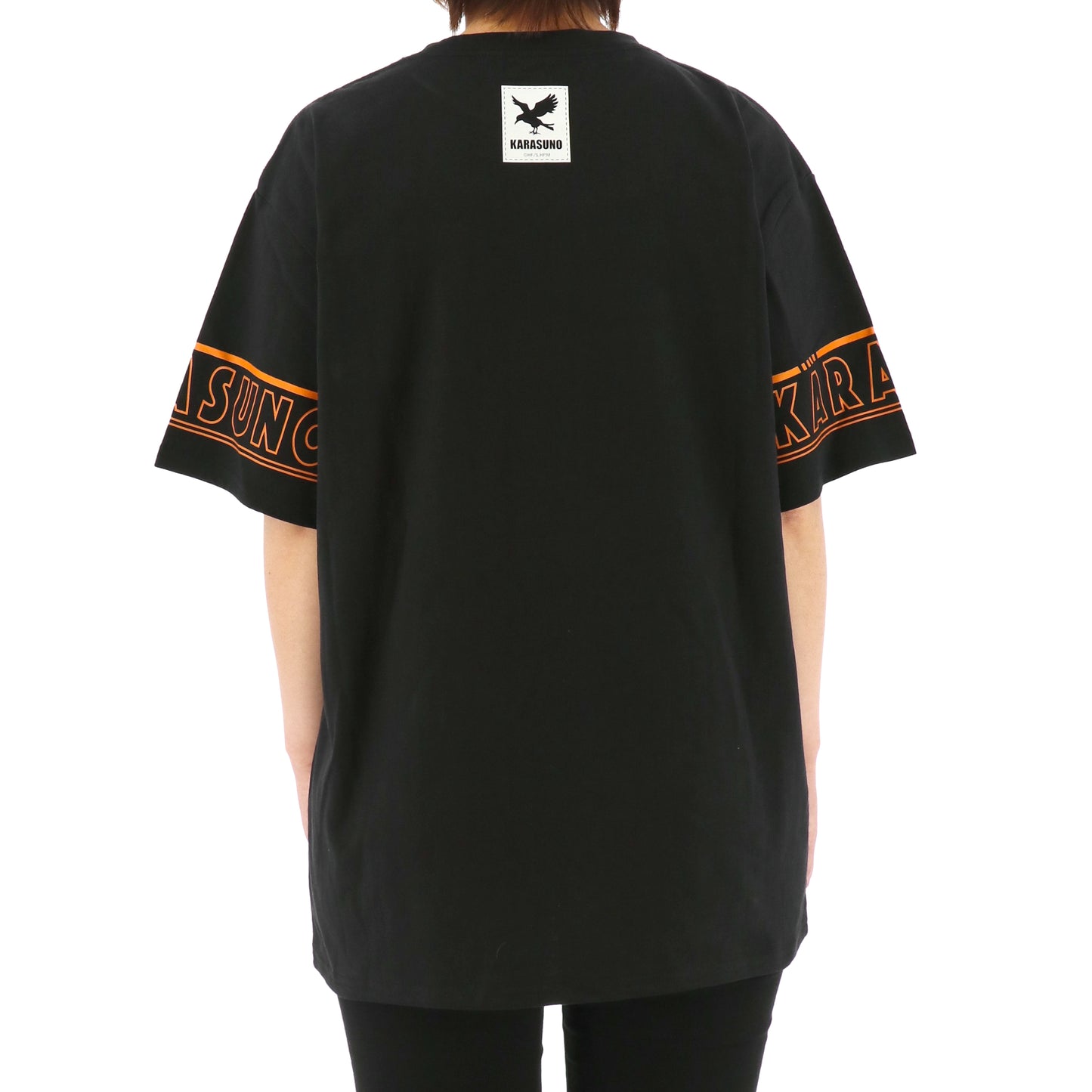 ハイキュー!! TO THE TOP_袖プリントTシャツ（烏野高校）