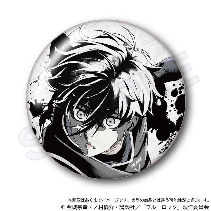 ブルーロック_墨絵風ちょいデカ缶バッジ　凪　誠士郎