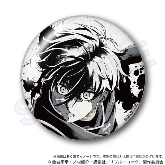 ブルーロック_墨絵風ちょいデカ缶バッジ　凪　誠士郎