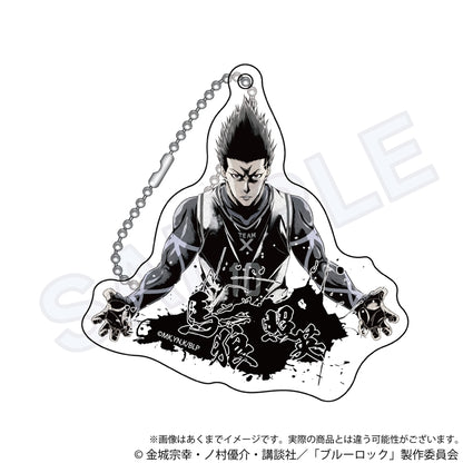 ブルーロック_墨絵風アクリルキーホルダー　馬狼　照英
