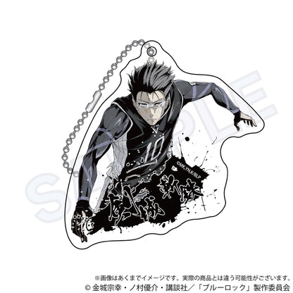ブルーロック_墨絵風アクリルキーホルダー　剣城　斬鉄