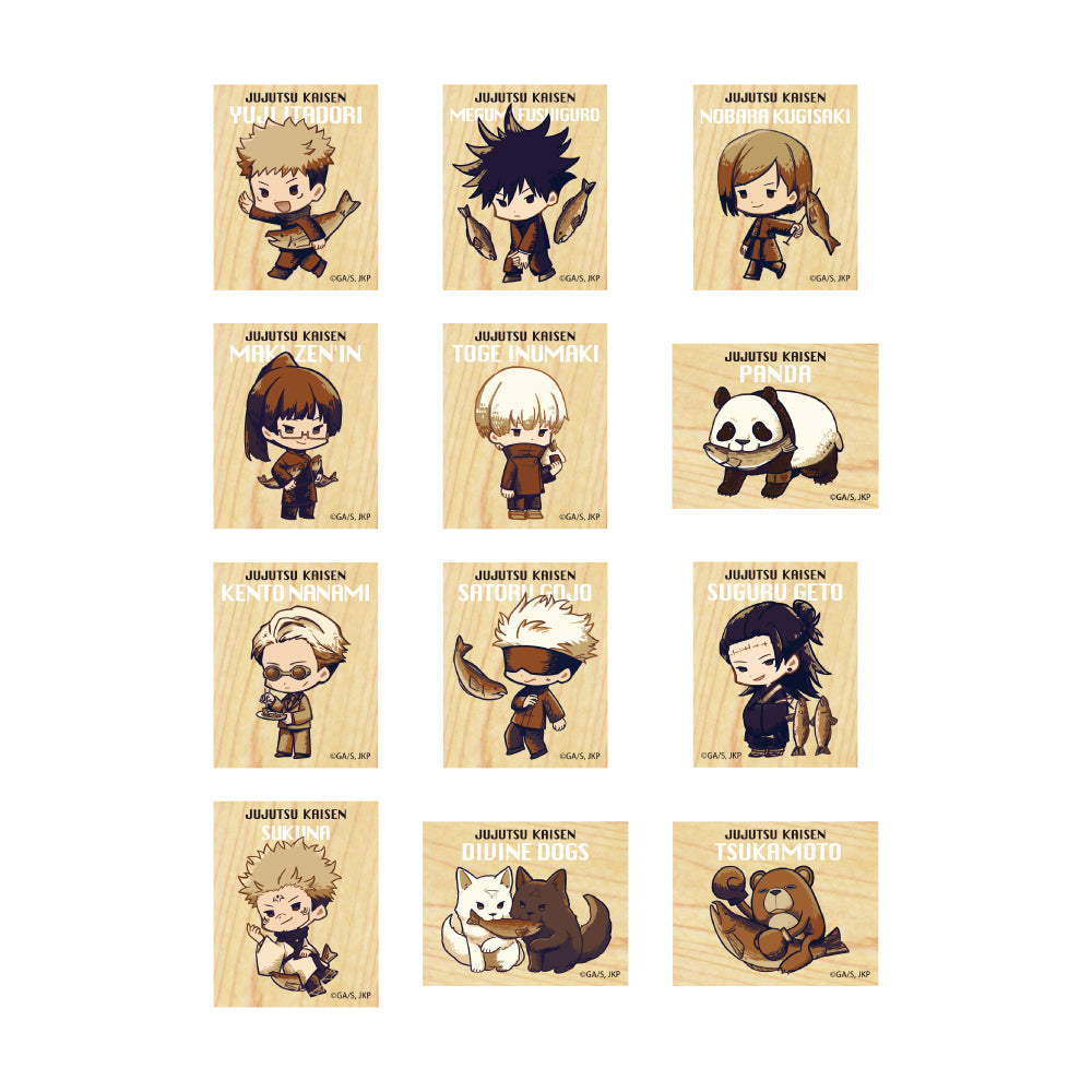 呪術廻戦_木彫り風クリップ (単位/BOX)