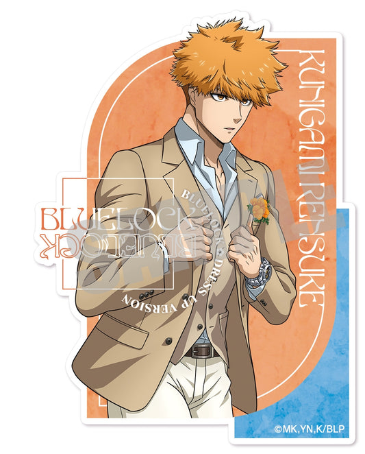 ブルーロック_ダイカットステッカー 國神 錬介 Dress up ver.