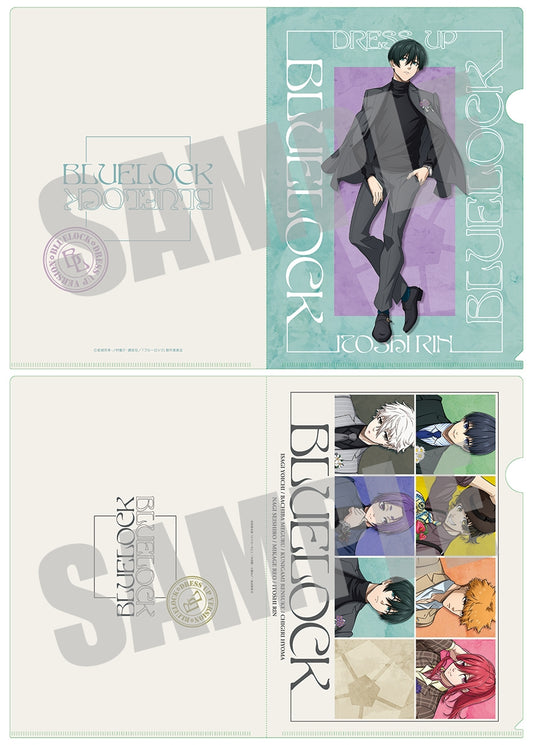 ブルーロック_クリアファイルセット 糸師 凛&集合 Dress up ver.