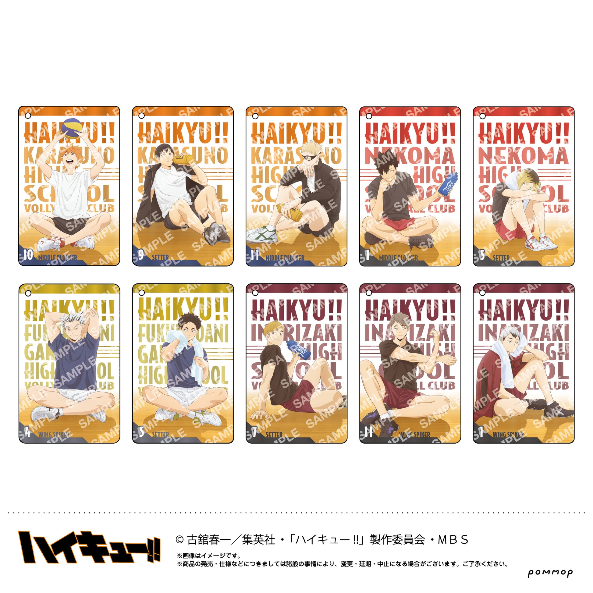 ハイキュー!!_ビジュアルカードキーホルダーコレクション【BOX】