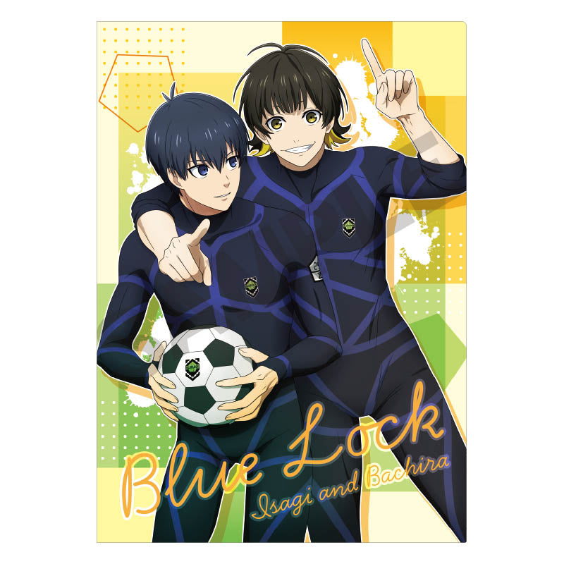 ブルーロック_シングルクリアファイル　グリーンイエロー